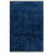 Evergreen 108 X 72 inch Midnight Blue/Marine Blue Handmade Rug in 6 x 9