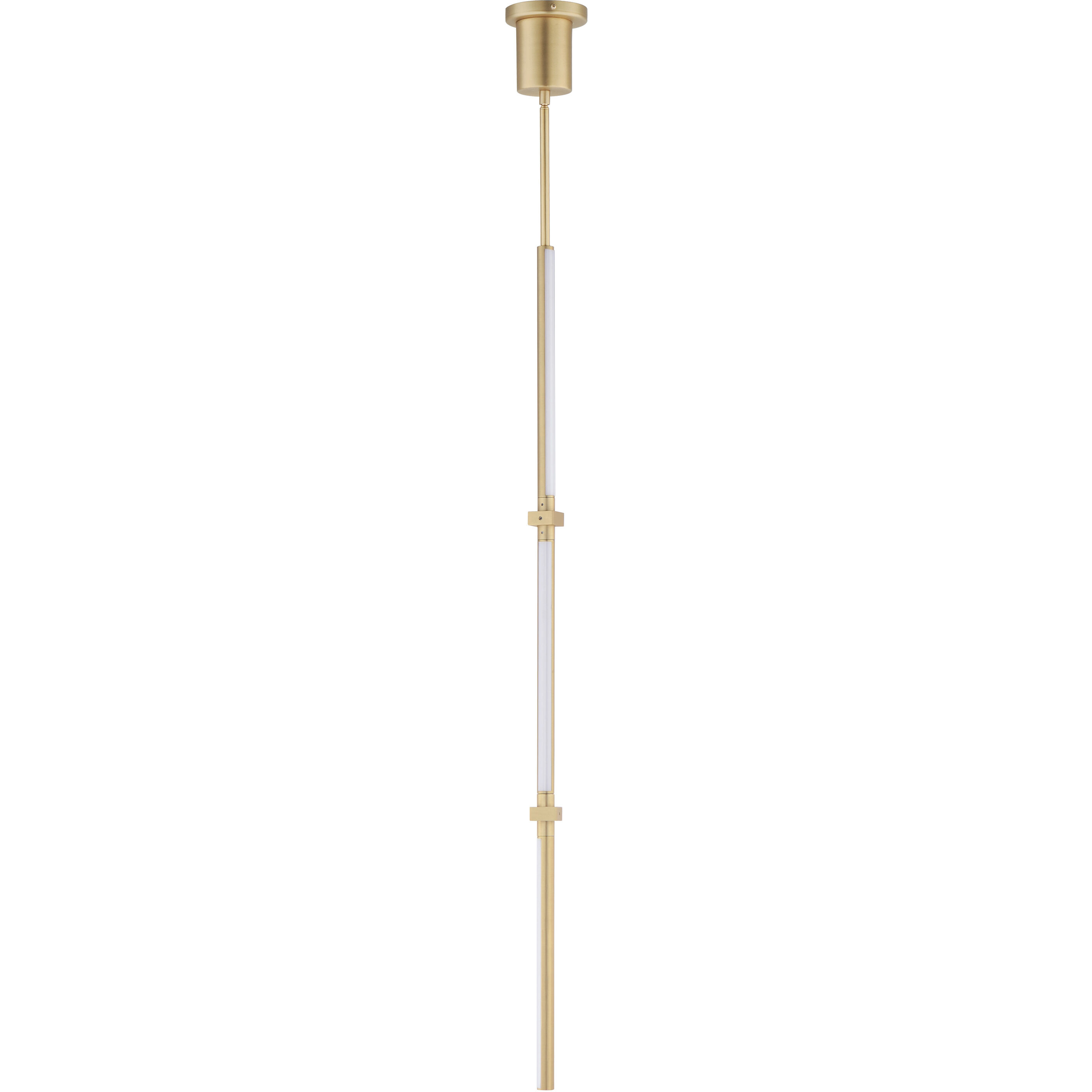Dorian LED 1 inch Gold Single Pendant Ceiling Light