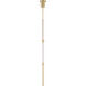Dorian LED 1 inch Gold Single Pendant Ceiling Light