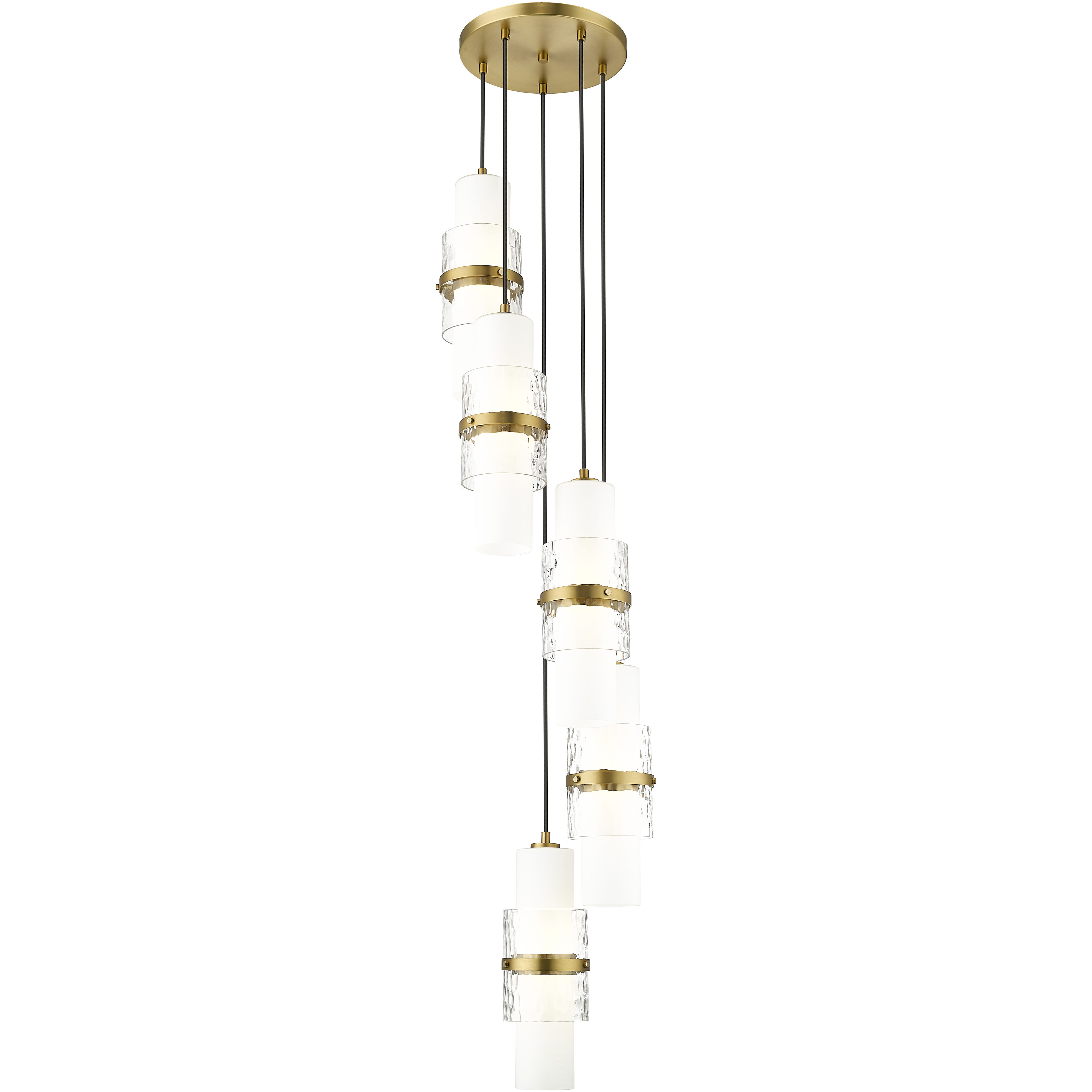 Cayden 5 Light 12 inch Modern Gold Chandelier Ceiling Light