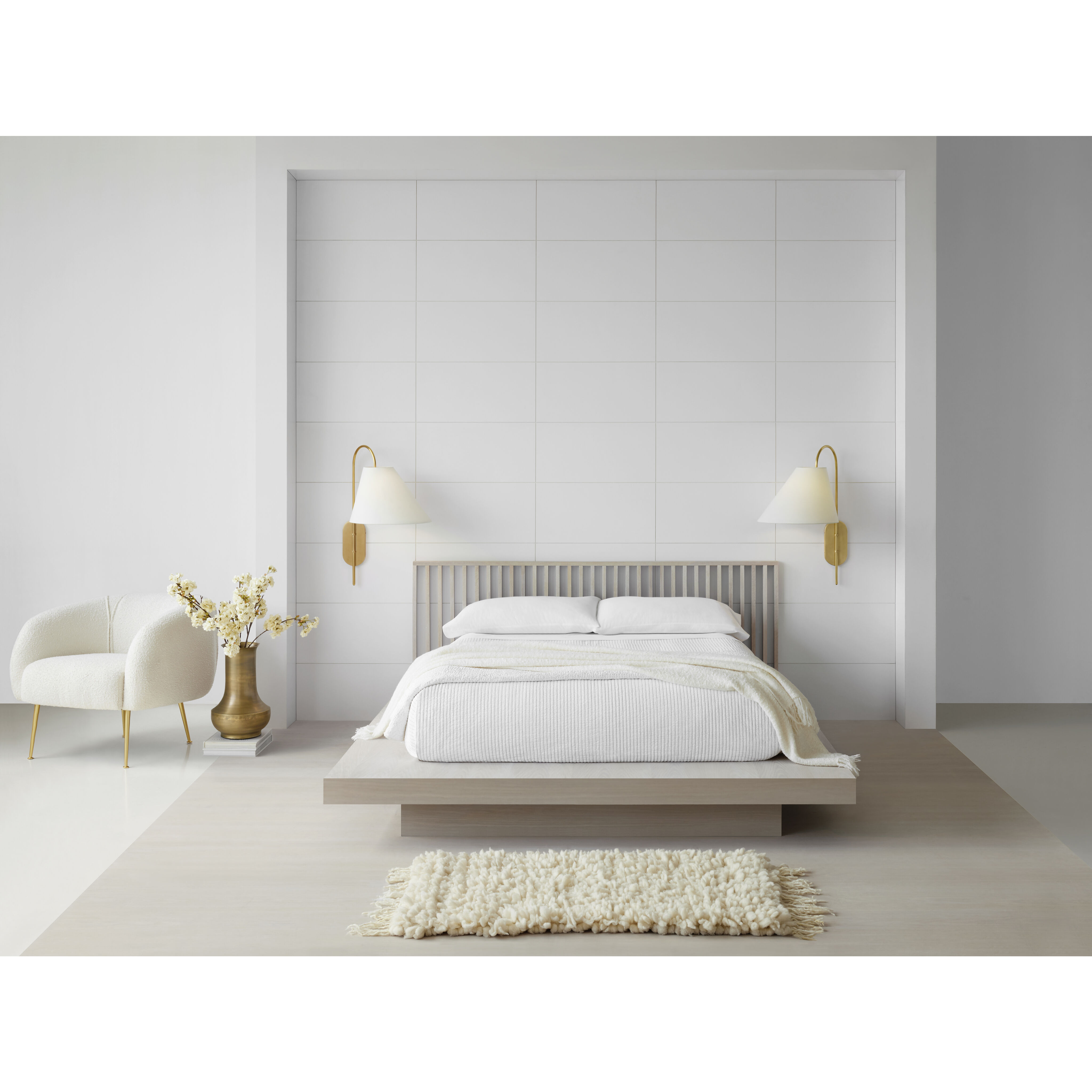 kate spade new york Kinsley Articulating Wall Light in Soft Brass, Large