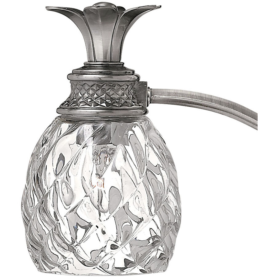 Plantation 4 Light 29 inch Polished Antique Nickel Vanity Light Wall Light