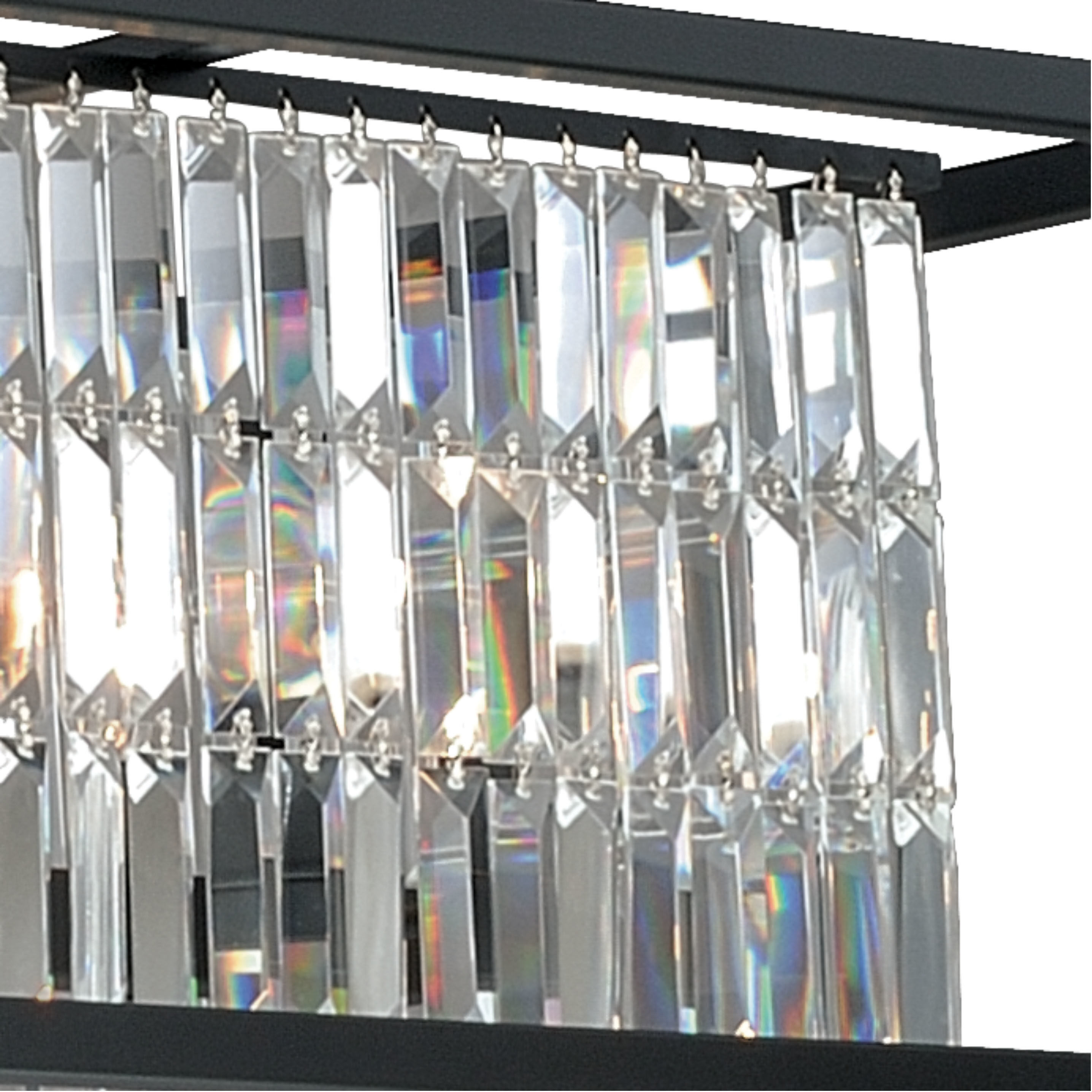 Catana LED 40 inch Oil Rubbed Bronze Linear Chandelier Ceiling Light