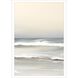Waterside Collection Lacquered White Wood Shadow Box Style Framed Art