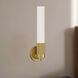 Alora Mood Rue 1 Light 4.63 inch Brushed Gold Bath Vanity Light Wall Light