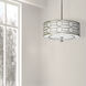 Pembroke LED 24 inch Polished Chrome with White-Gold Pendant Ceiling Light