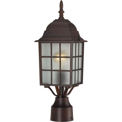 Brentwood 1 Light 18 inch Rustic Bronze Outdoor Post Light