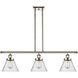 Ballston Large Cone 3 Light 36.00 inch Island Light