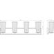 Titus 4 Light 32 inch Modern Gold Bath Vanity Light Wall Light