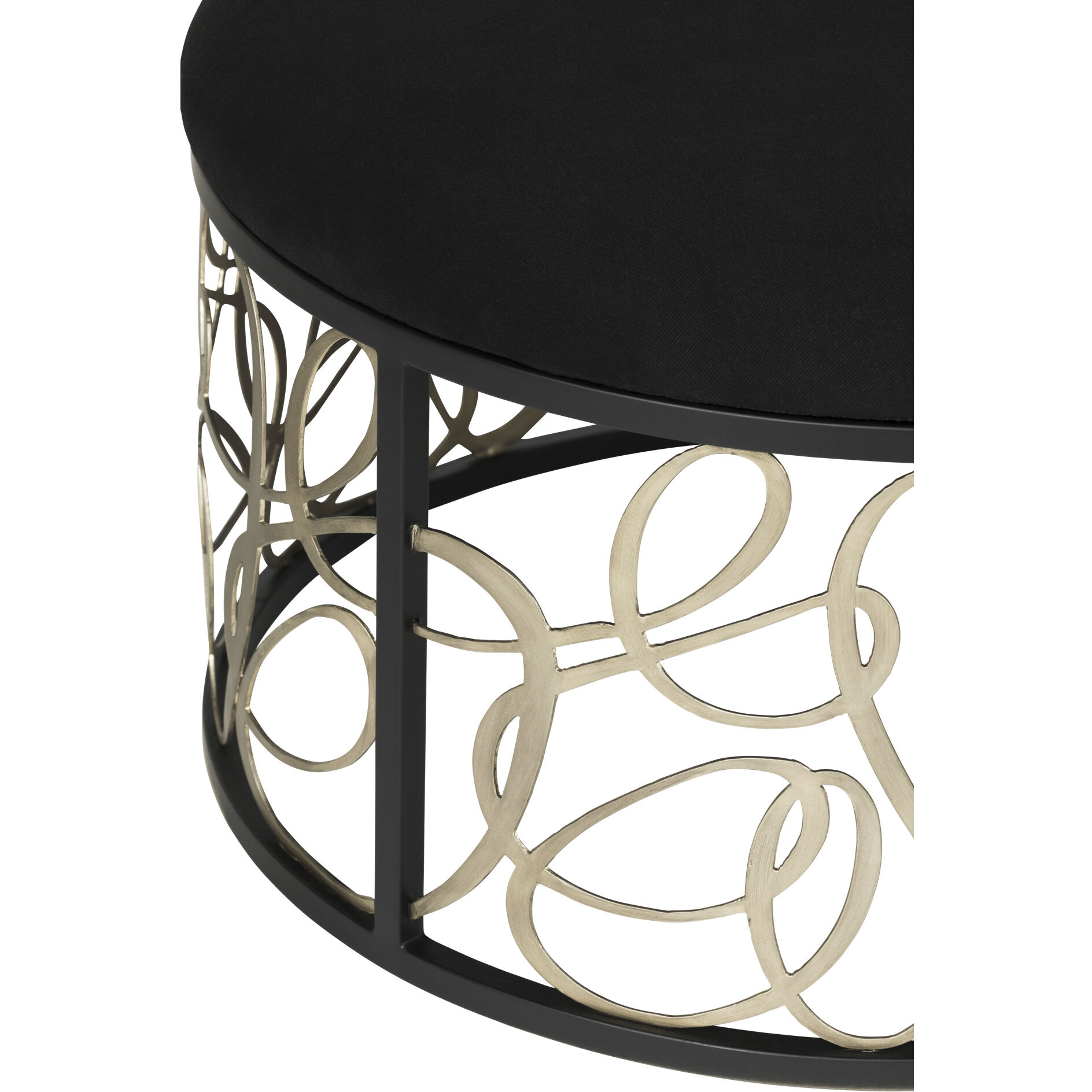 Scribble 32 inch Matte Black with Artifact Coffee Table