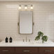 Vivica Vanity Light Wall Light in Brushed Nickel