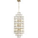 Cubic 14 Light 18.5 inch Calypso Gold Foyer Pendant Ceiling Light