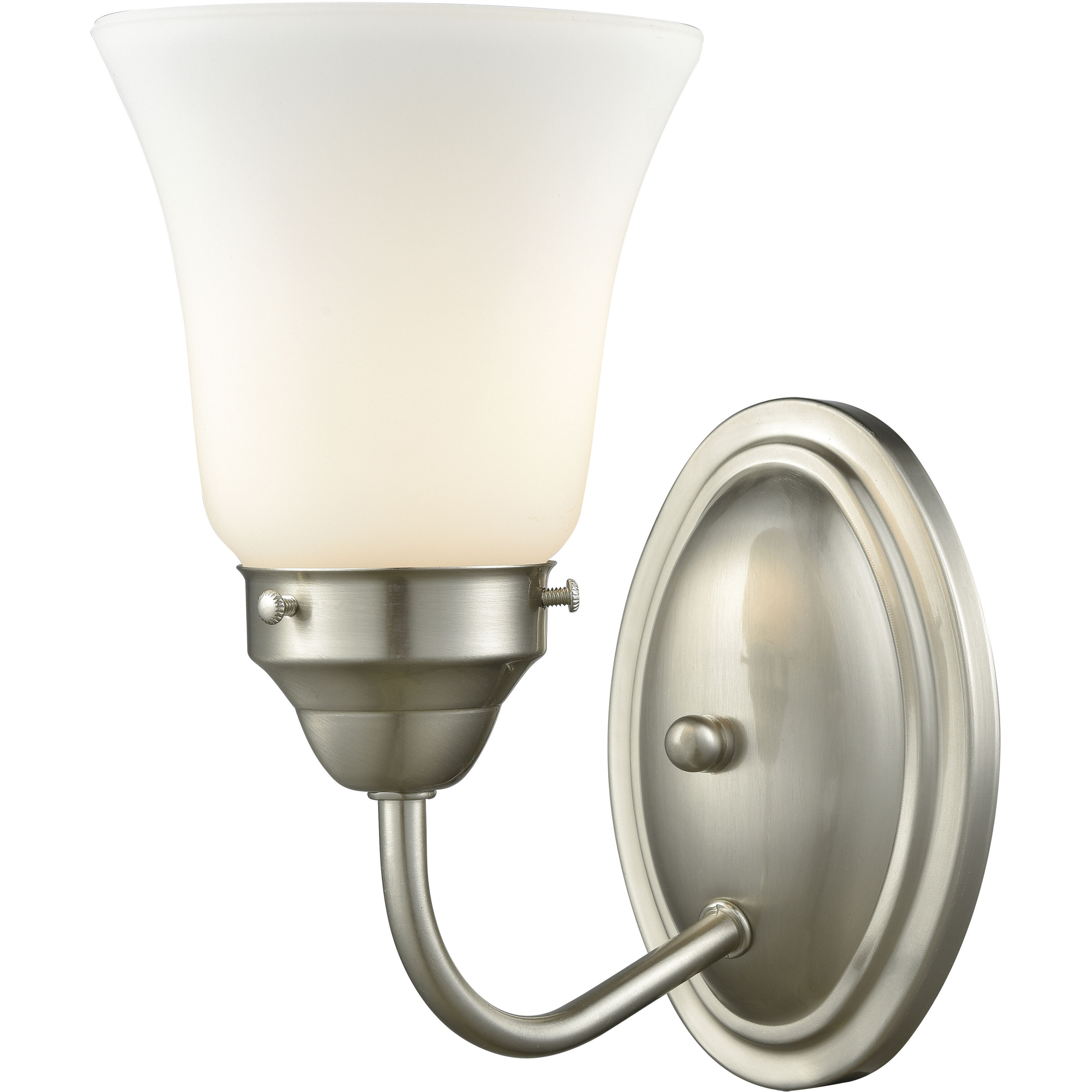 Califon 1 Light 8 inch Brushed Nickel Vanity Light Wall Light