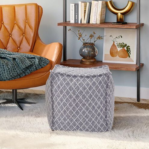 Grille 20 inch Royal Pouf, Square
