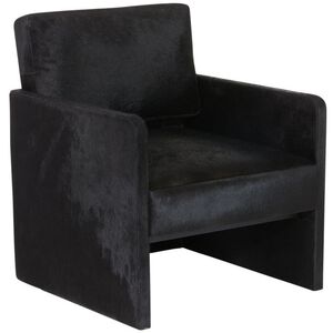 Devine Black Hair on Hide Lounge Chair