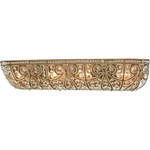 Elizabethan 4 Light 27 inch Dark Bronze Vanity Light Wall Light in Incandescent