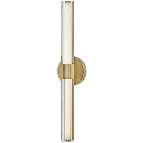 Georgette LED 24 inch Lacquered Brass Bath Light Wall Light