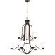 Emmons 9 Light 35 inch Bronze Chandelier Ceiling Light