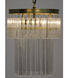 Toby 4 Light 13 inch Antique Brass Chandelier Ceiling Light