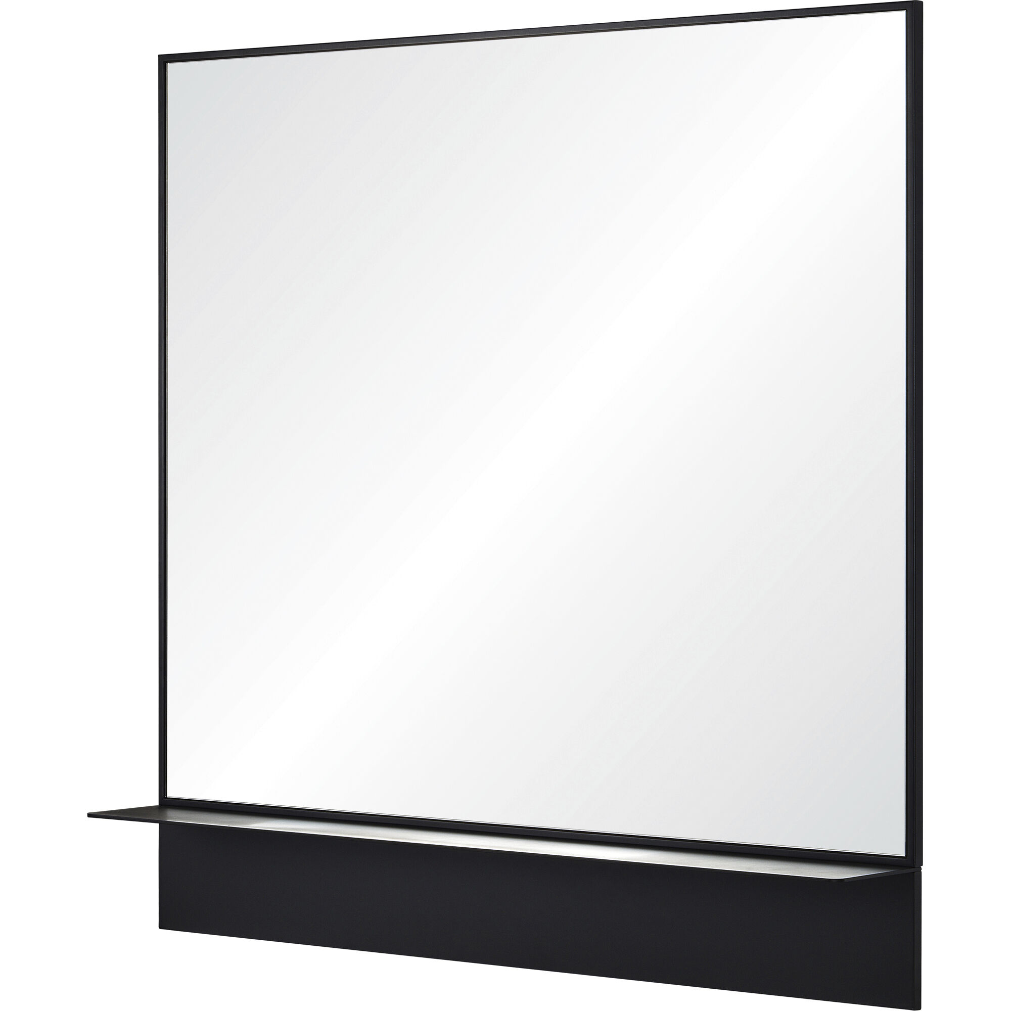 Otavi 35 X 35 inch Black Wall Mirror