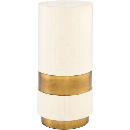 Monoco 25 X 12 inch Faux Bone Side Table