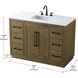 Chase 48 X 34 inch Hazel Oak Bathroom Vanity Cabinet