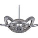 Rotondo 29.5 inch Polished Chrome Pendant Ceiling Light