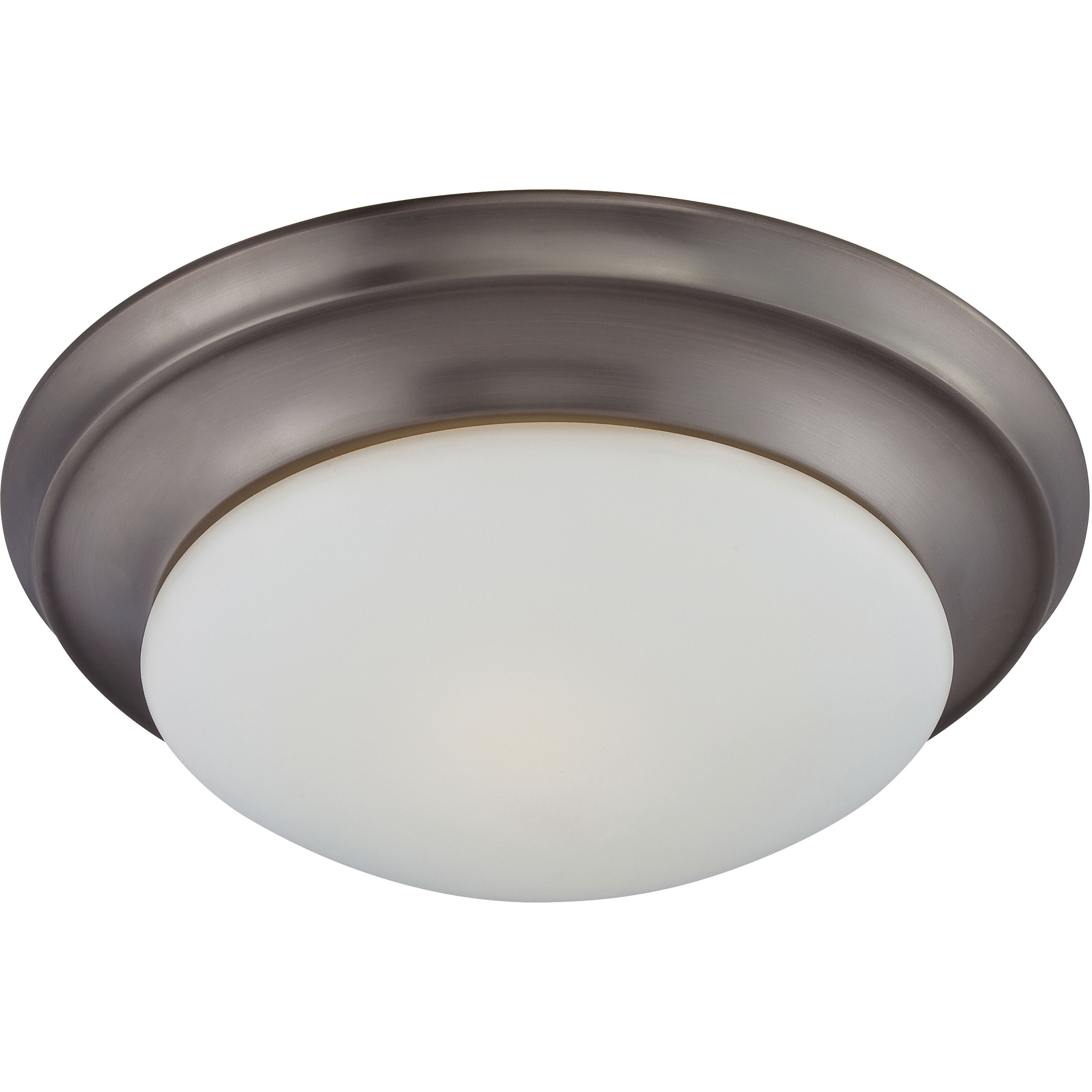 Fluor 2 Light 15 inch Oil Rubbed Bronze Flush Mount Ceiling Light