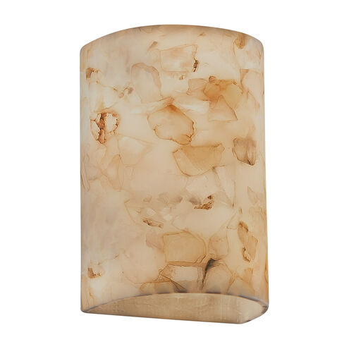 Alabaster Rocks Wall Sconce Wall Light in Incandescent