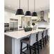 Lilly 1 Light 18 inch Matte Black Pendant Ceiling Light