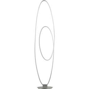 Phoenix 60 inch 60.00 watt Silver Decorative Floor Lamp Portable Light, Decorative