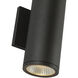 Nordic LED 10 inch Black Exterior Wall Light