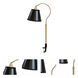 Aria 17 inch 100.00 watt Weathered Brass Clip-On Table Lamp Portable Light