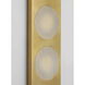 Kelly Wearstler Dichotomy LED 4.5 inch Antique-Burnished Brass ADA Sconce Wall Light