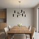 Zentro LED 36 inch Brushed Nickel Chandelier Ceiling Light