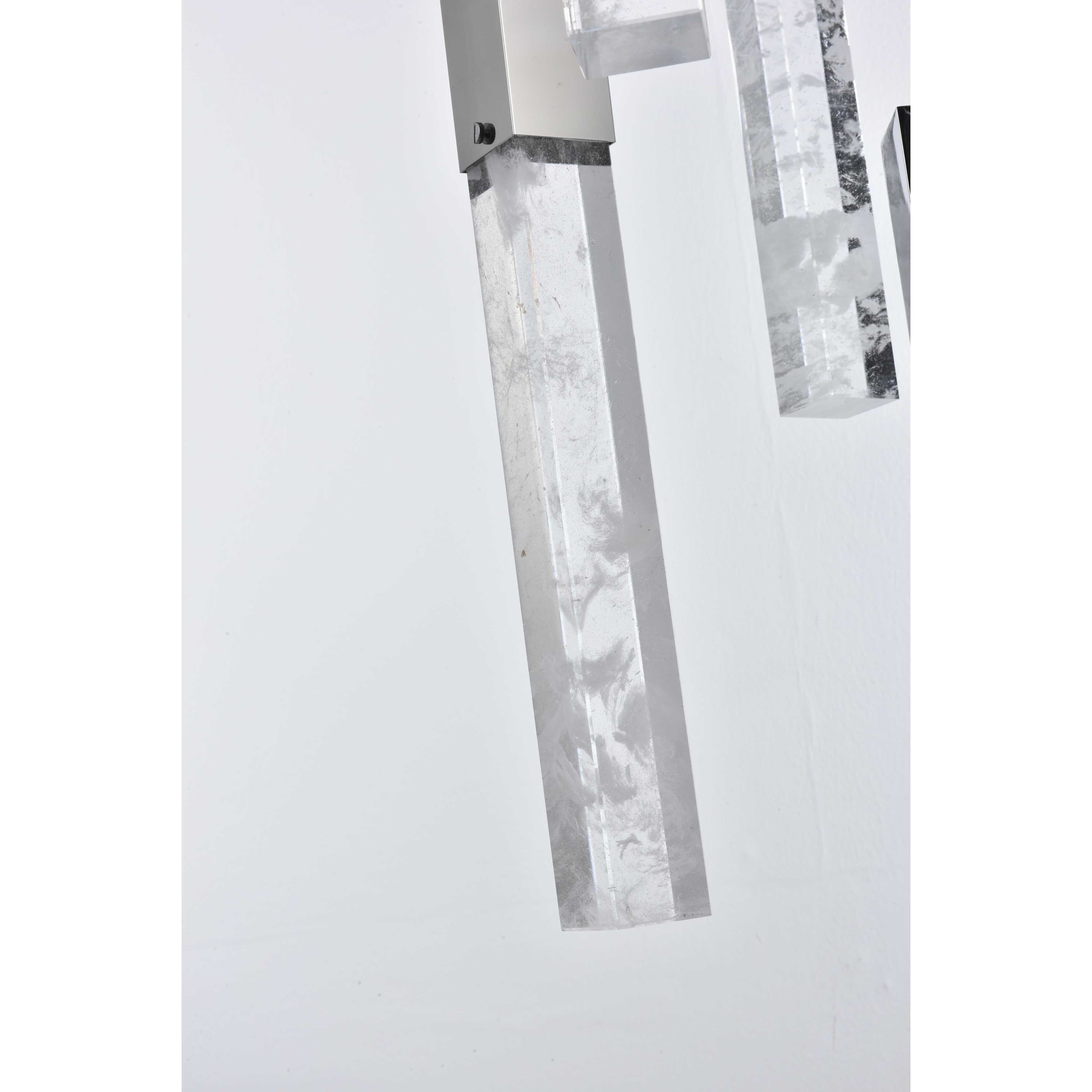 Aurora 6 Light 12 inch Chrome Pendant Ceiling Light