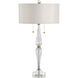 Wildwood 33 inch 60 watt Clear/Antique Table Lamp Portable Light