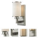 Savannah 1 Light 4.5 inch Brushed Nickel Wall Sconce Wall Light