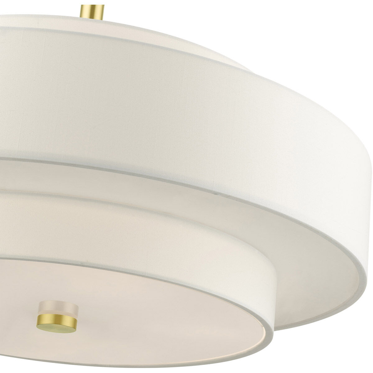 Meridian 5 Light 24 inch Satin Brass Chandelier Ceiling Light