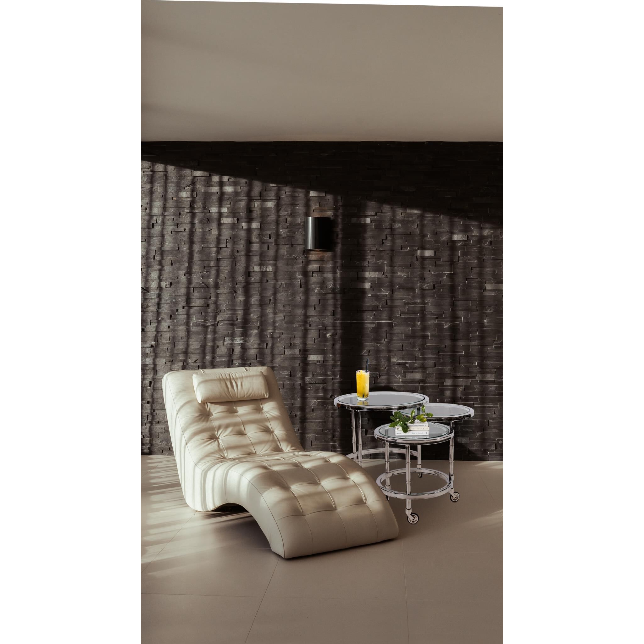 Carter Silver Bar Cart