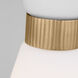 Drew & Jonathan Belcarra 1 Light 8 inch Satin Brass Pendant Ceiling Light