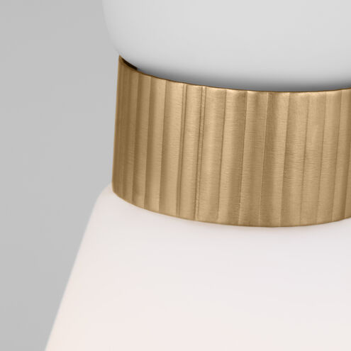 Drew & Jonathan Belcarra 1 Light 8 inch Satin Brass Pendant Ceiling Light