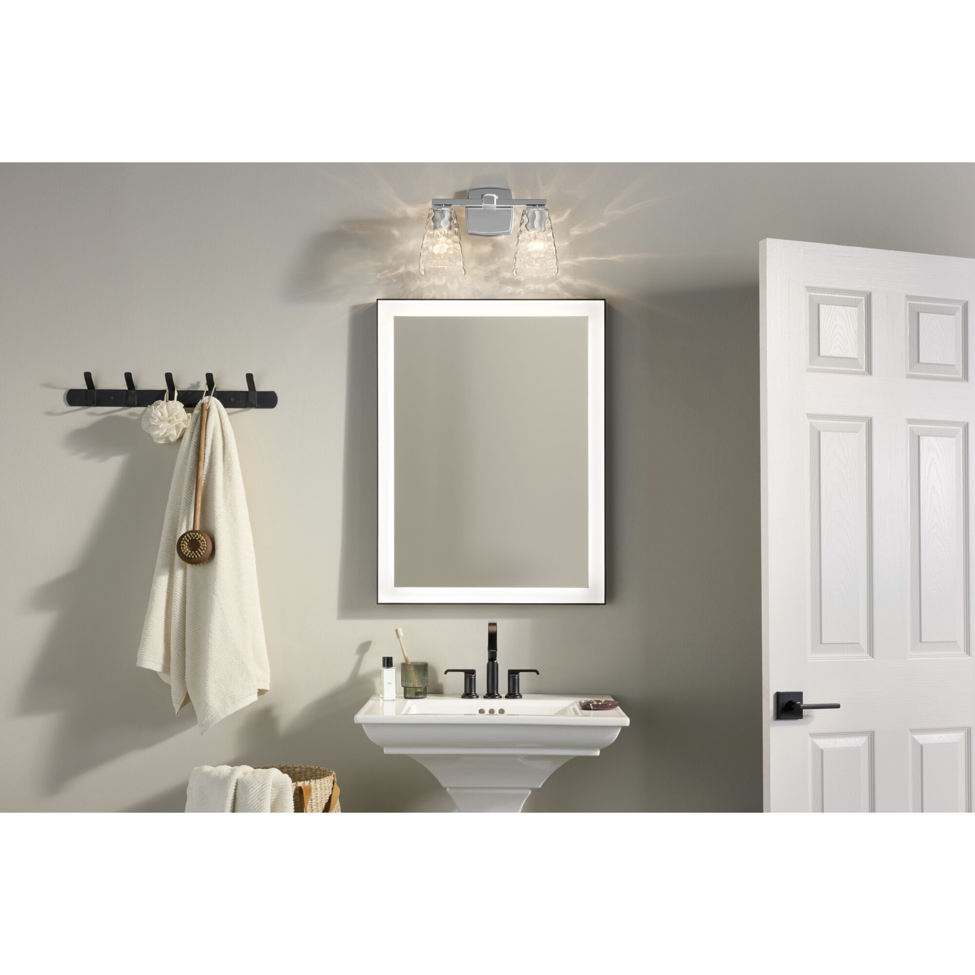 Marant 2 Light 14.25 inch Chrome Vanity Light Wall Light