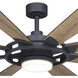 Burlington 26.57 inch Slate Gray with Weathered Gray-Oak Blades Ceiling Fan
