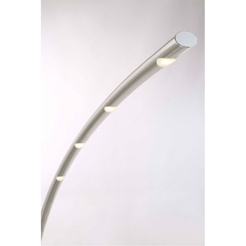 Columbus 66 inch 4.5 watt Nickel-Matte Arc Floor Lamp Portable Light
