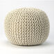 Accent Seating Pincushion Cream Woven Beige Bench