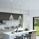 Linz 1 Light 12 inch Textured White with Antique Brass Accents Pendant Ceiling Light