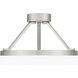 Cohen 15.75 inch Brushed Nickel Semi-Flush Mount Ceiling Light