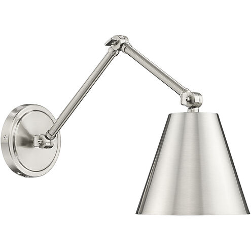 Regent 1 Light 7.5 inch Brushed Nickel Wall Sconce Wall Light