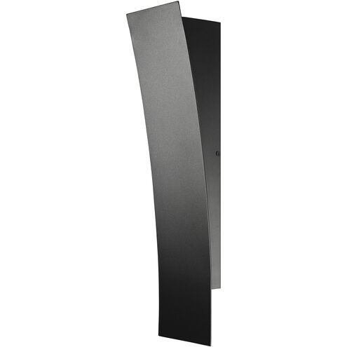 Landrum LED 18 inch Black Outdoor Wall Sconce